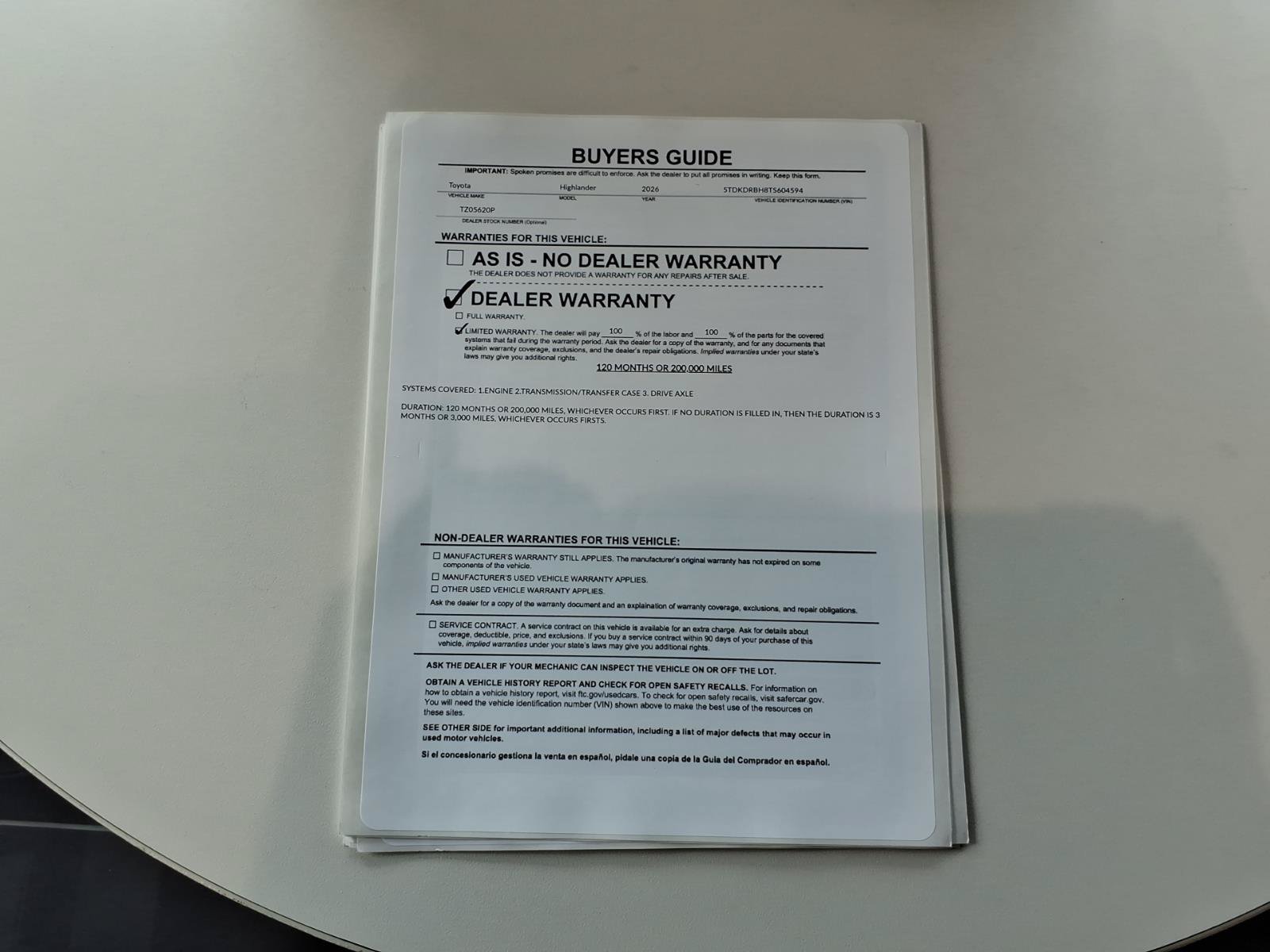 Certified 2026 Toyota Highlander XLE AWD/4WD image 32