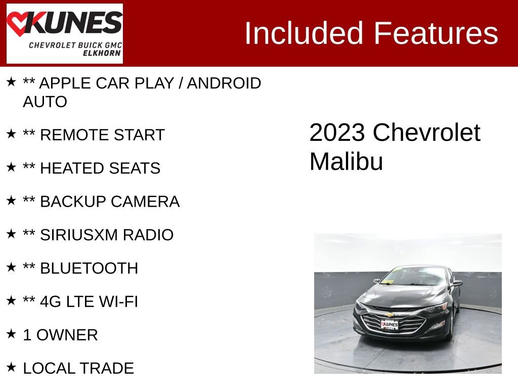Used 2023 Chevrolet Malibu LT image 2
