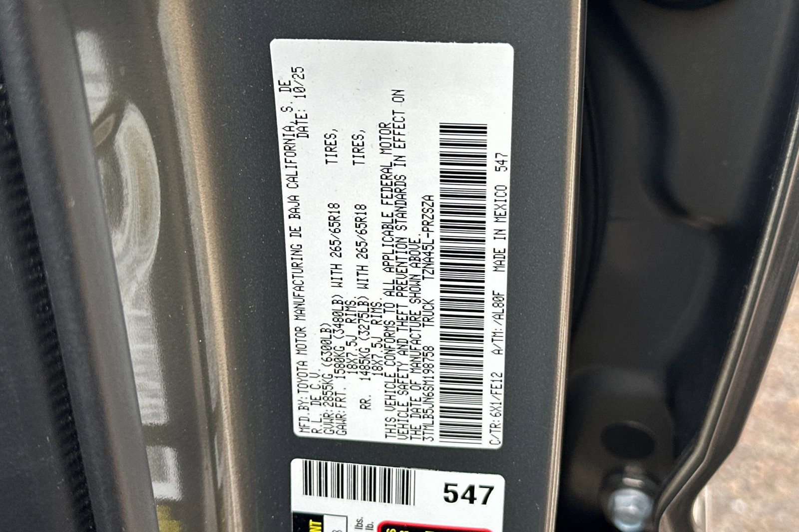 New 2025 Toyota Tacoma TRD Sport image 22