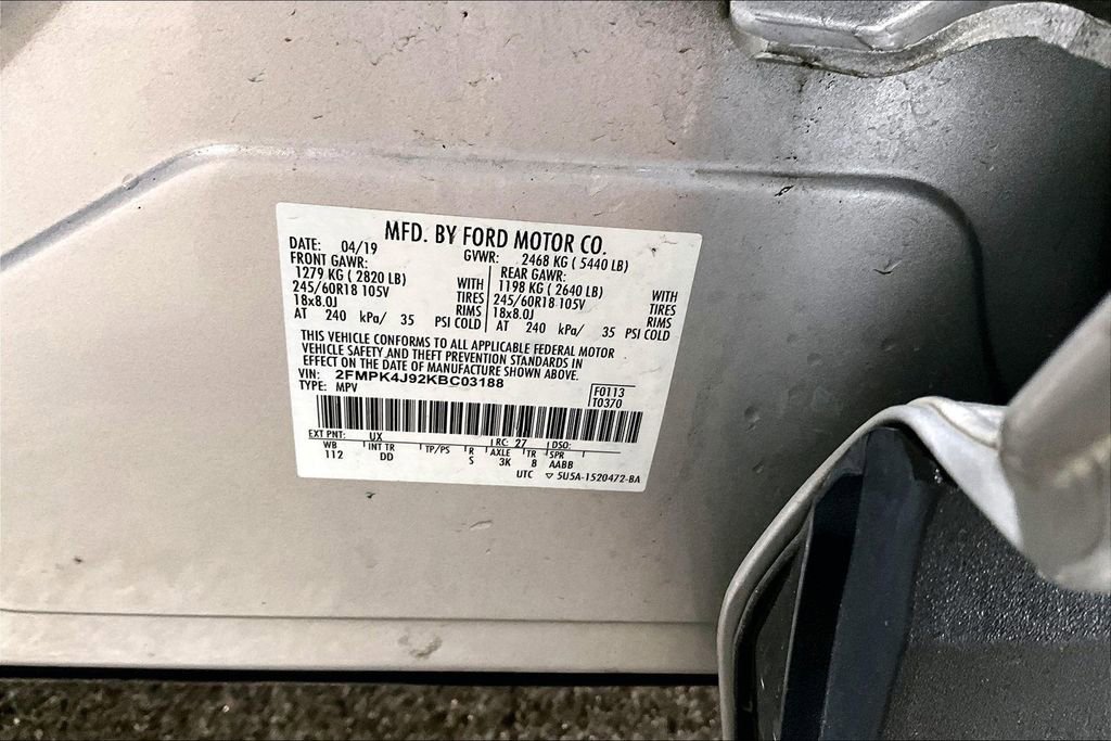 Used 2019 Ford Edge SEL AWD/4WD image 19