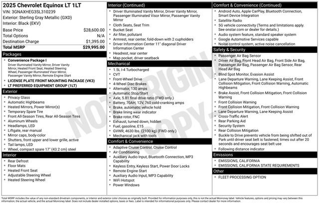 Used 2025 Chevrolet Equinox LT image 3