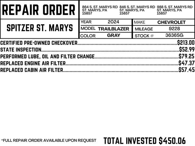 Used 2024 Chevrolet TrailBlazer LS w/ LS Convenience Package image 4