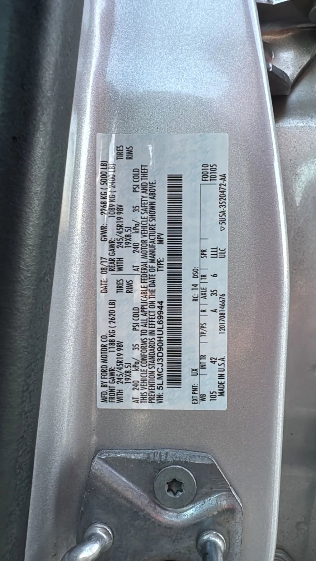 Used 2017 Lincoln MKC Reserve image 27