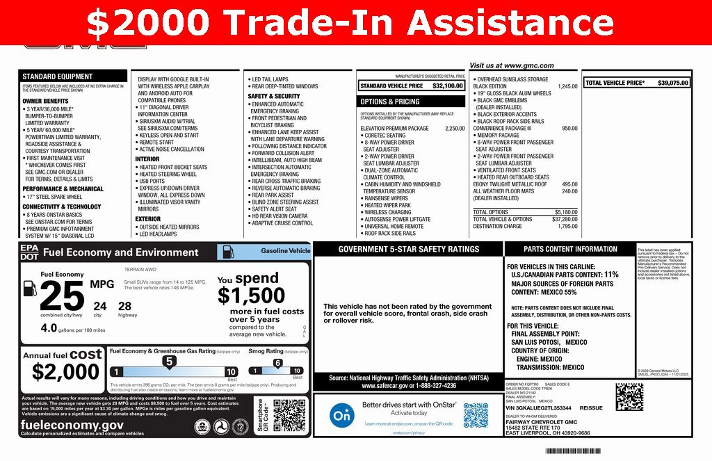 New 2026 GMC Terrain Elevation w/ Elevation Premium Package image 4