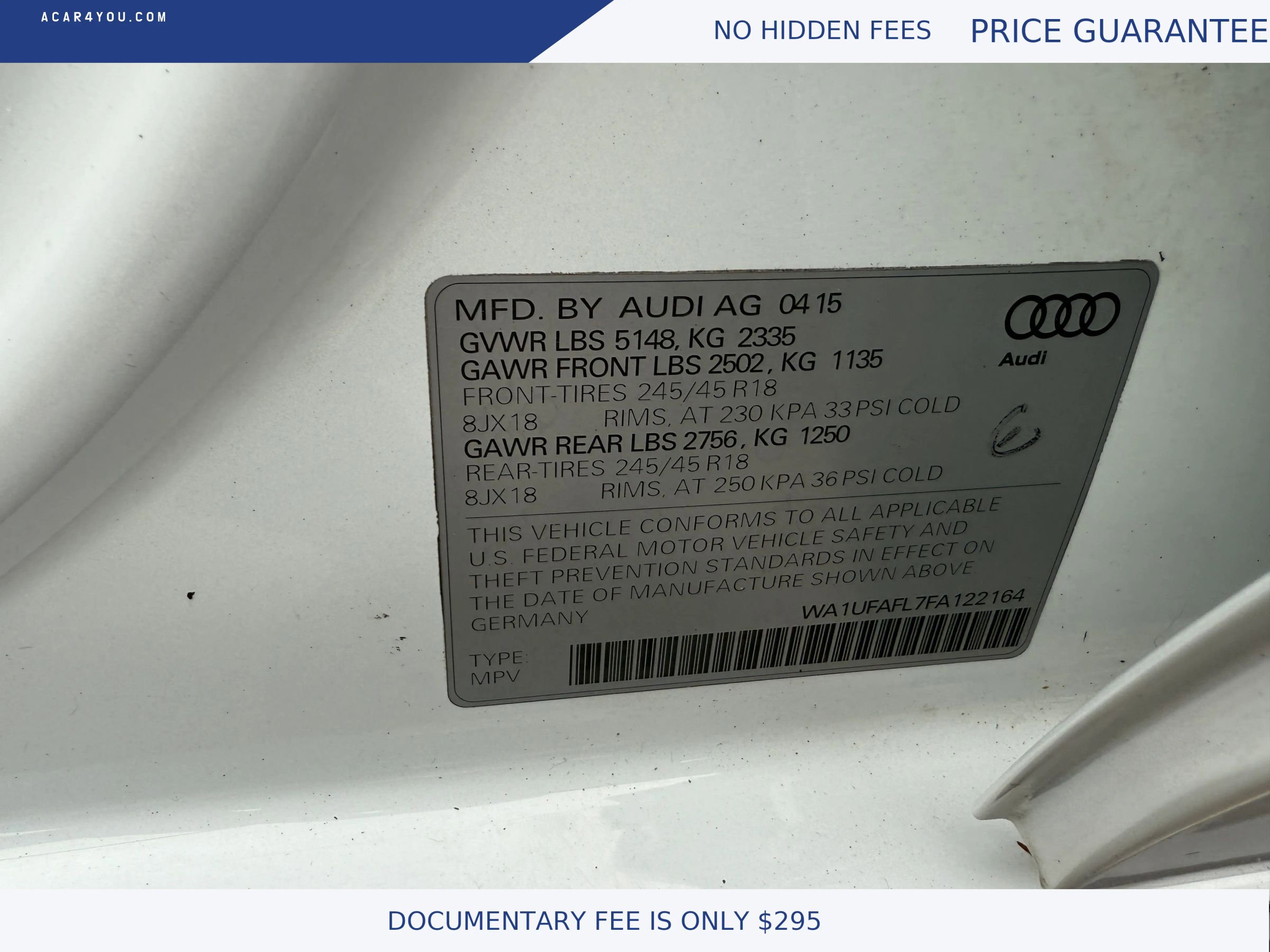 Used 2015 Audi A4 Premium Plus w/ Technology Package image 27