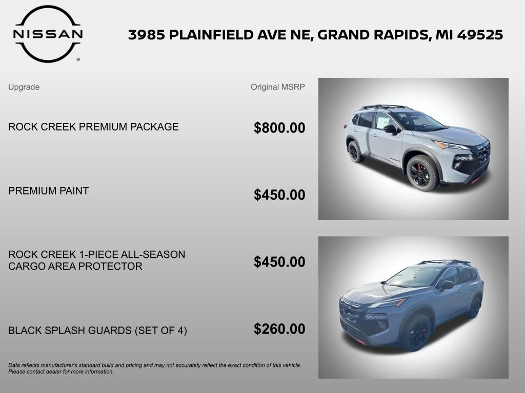 New 2026 Nissan Rogue SV w/ Rock Creek Premium Package AWD/4WD image 6