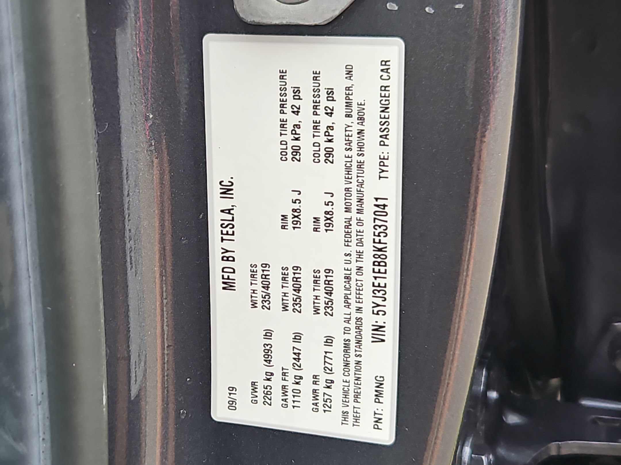 Used 2019 Tesla Model 3 Long Range AWD/4WD image 33