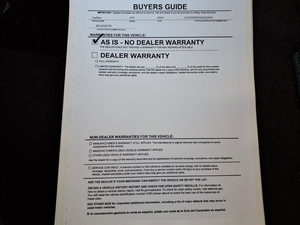 Used 2019 Cadillac XT5 Premium Luxury w/ Driver Assist Package image 40