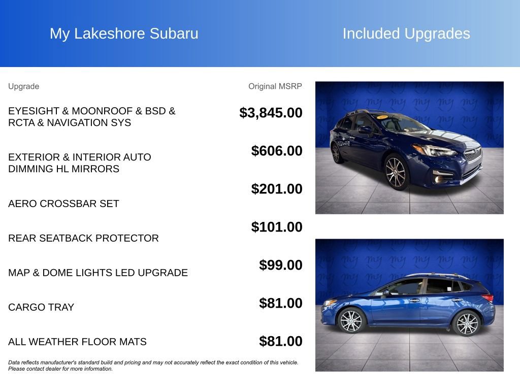 Used 2018 Subaru Impreza 2.0i Limited image 8
