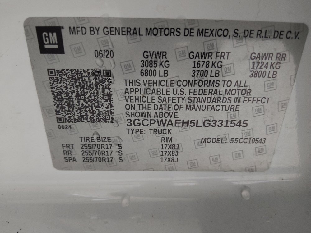 Used 2020 Chevrolet Silverado 1500 W/T w/ WT Value Package image 33