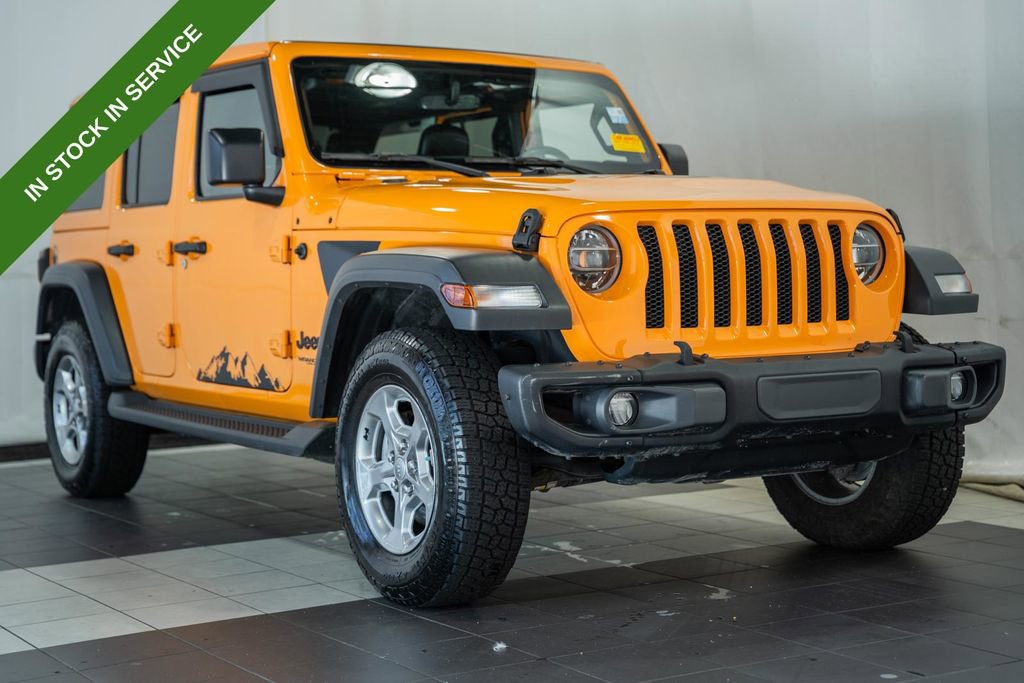 Used 2021 Jeep Wrangler Unlimited Sport AWD/4WD image 1