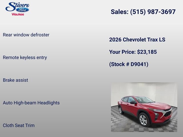 Used 2026 Chevrolet Trax LS FWD image 16