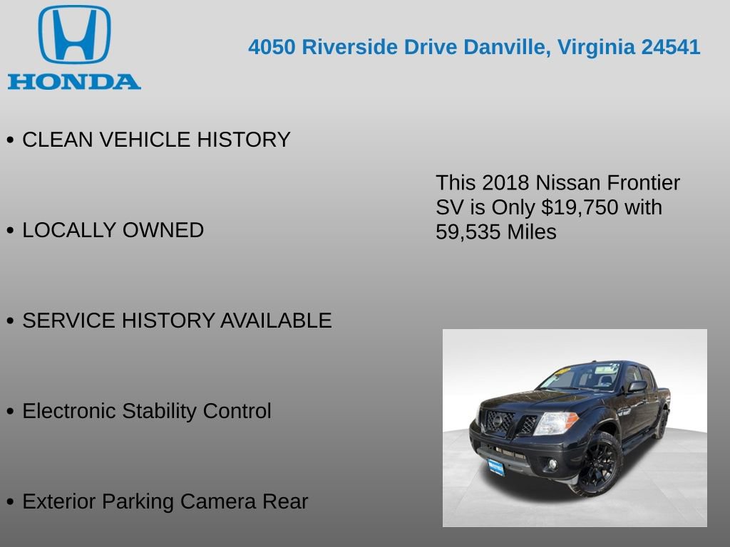 Used 2018 Nissan Frontier SV w/ Value Truck Package image 7