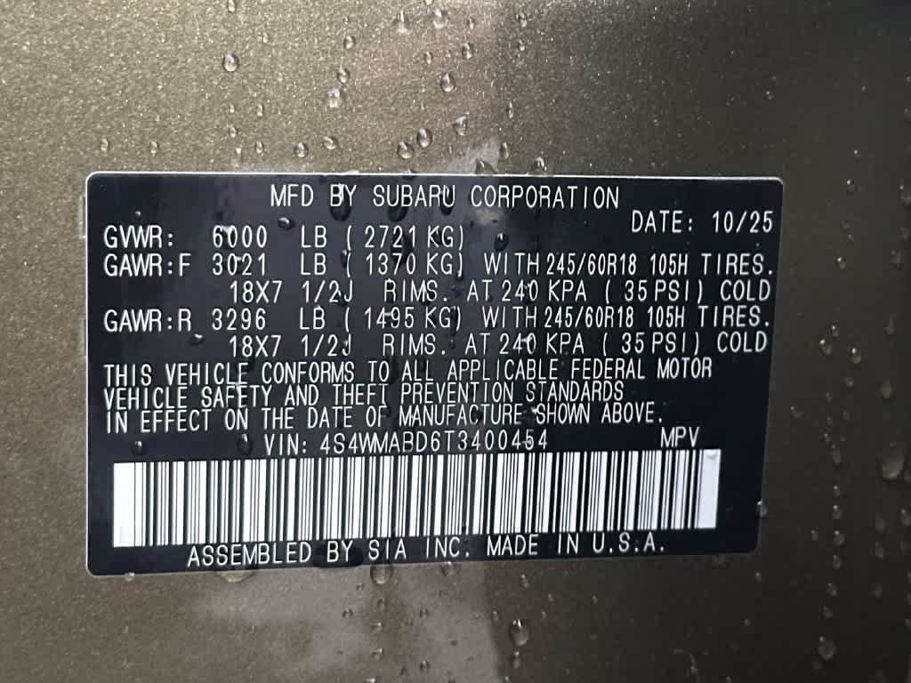 Certified 2026 Subaru Ascent Premium AWD/4WD image 21