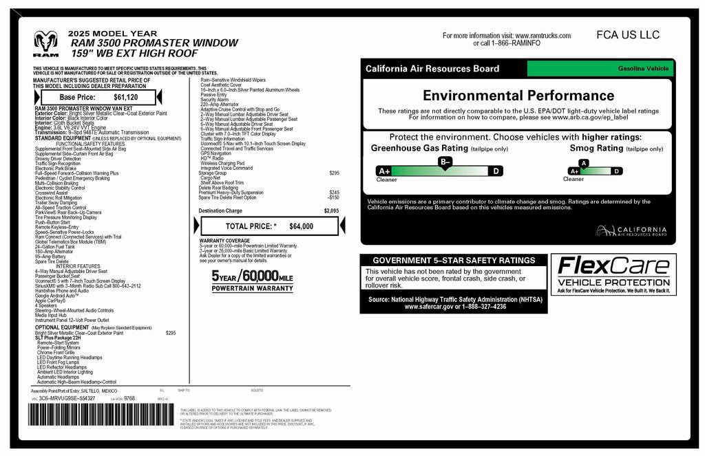 Used 2025 RAM ProMaster 3500 w/ Storage Group image 4