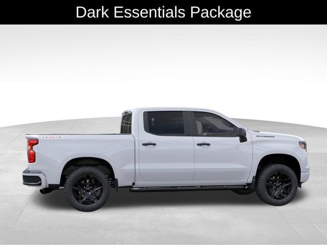New 2026 Chevrolet Silverado 1500 Custom w/ Turbomax Blackout Package AWD/4WD image 6