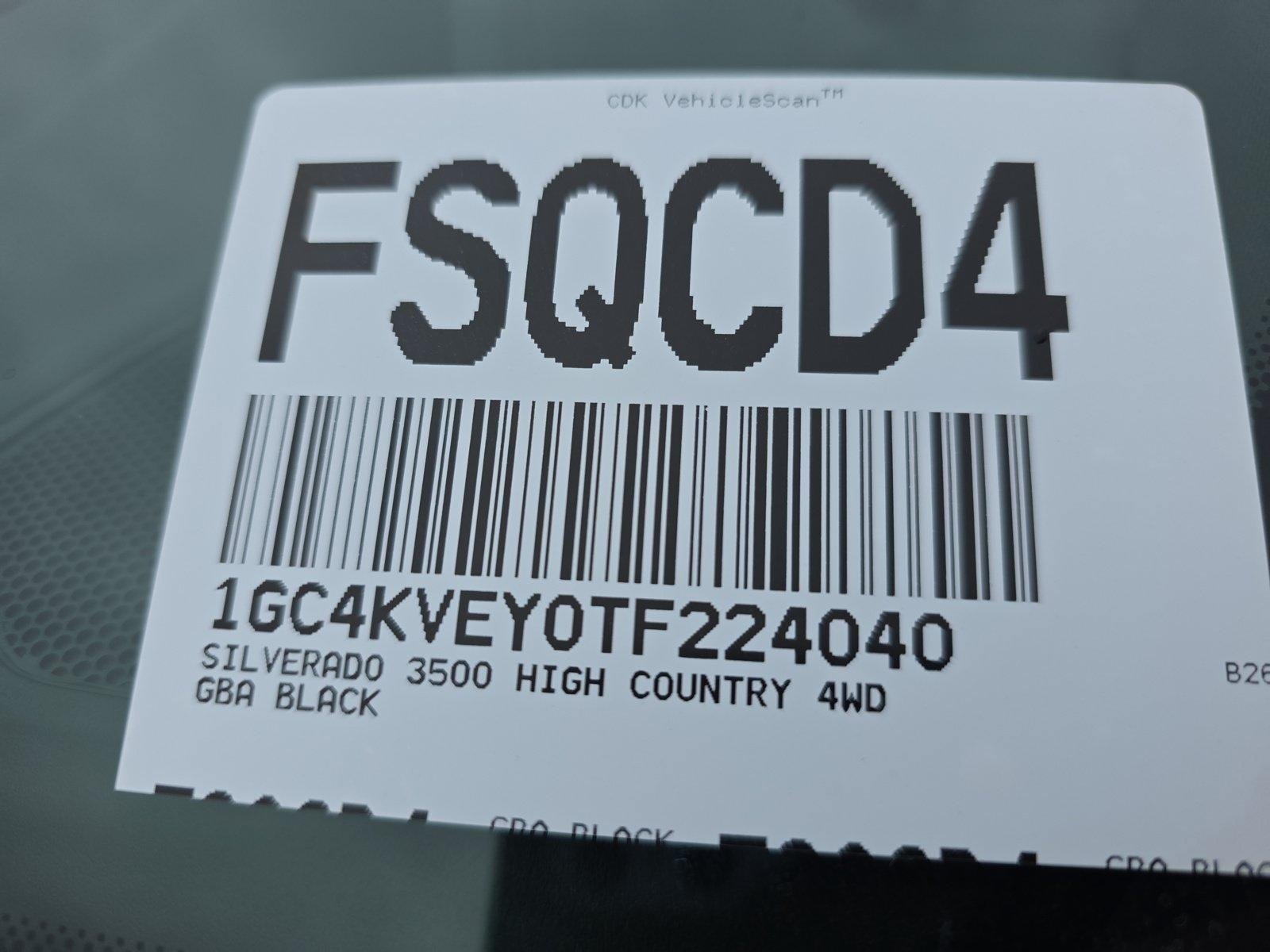 New 2026 Chevrolet Silverado 3500 High Country w/ Technology Package AWD/4WD image 38