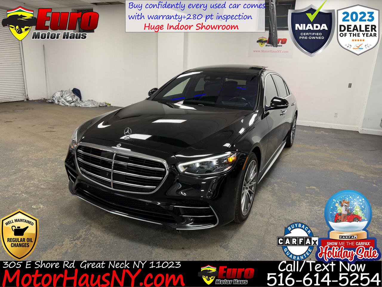Used 2021 Mercedes-Benz S 580 4MATIC Sedan w/ AMG Line