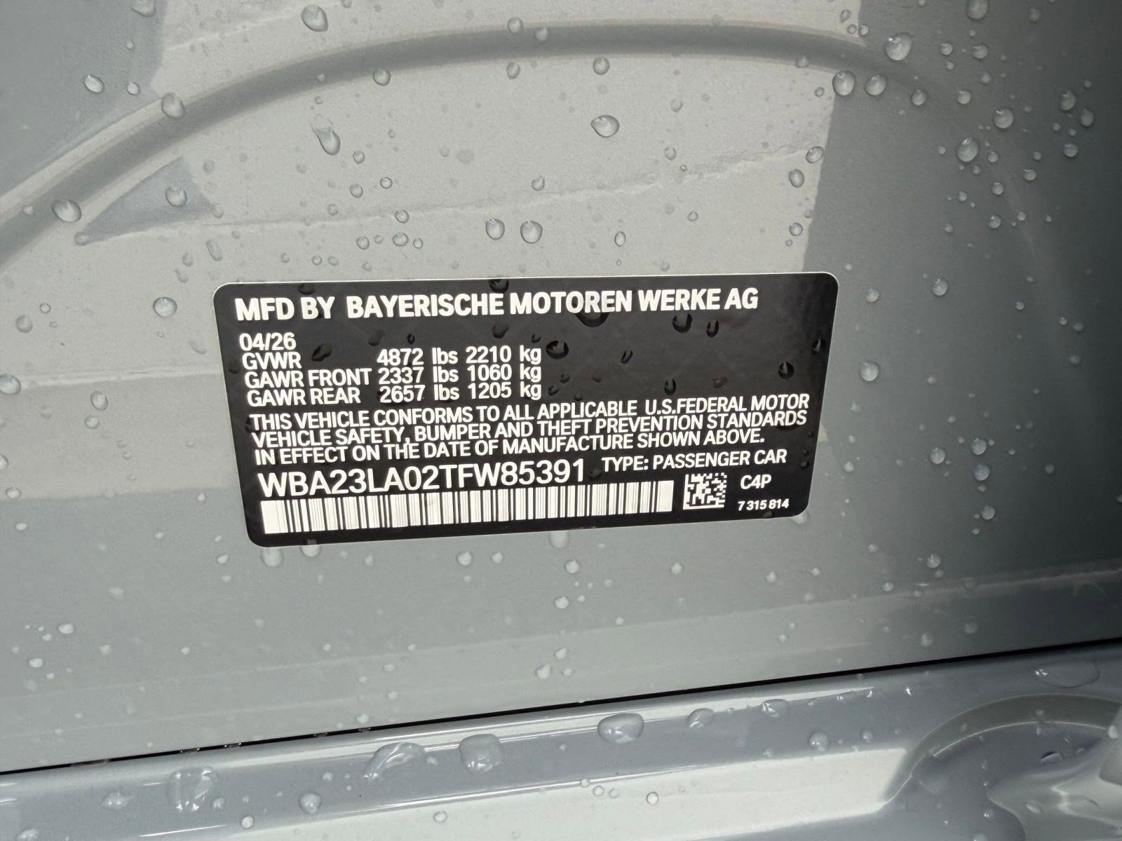 New 2026 BMW 330i xDrive Sedan w/ M Sport Package AWD/4WD image 20