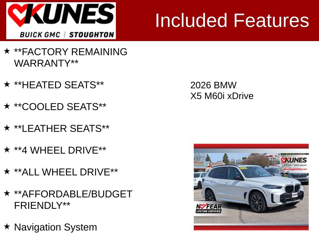 Used 2026 BMW X5 M60i AWD/4WD image 3