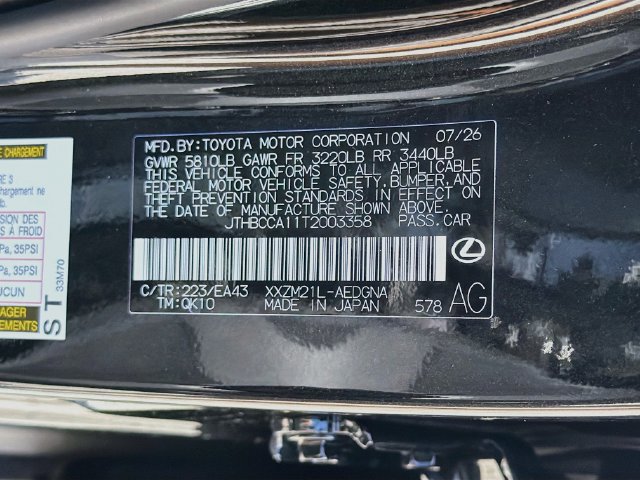 New 2026 Lexus ES 350e w/ Convenience Package FWD image 45