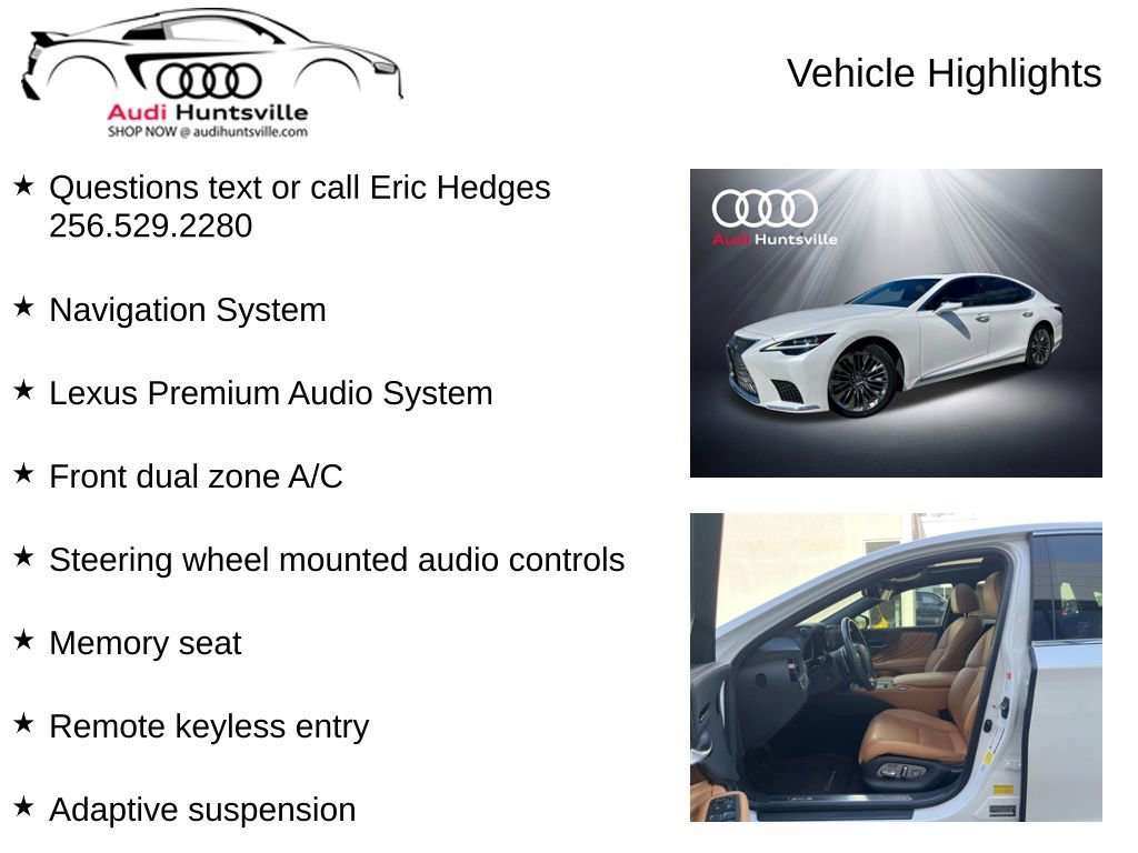 Used 2022 Lexus LS 500 w/ Accessory Package (Z2) RWD image 6
