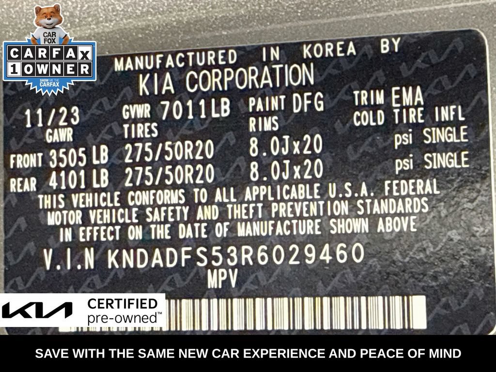 Certified 2024 Kia EV9 Land AWD/4WD image 40