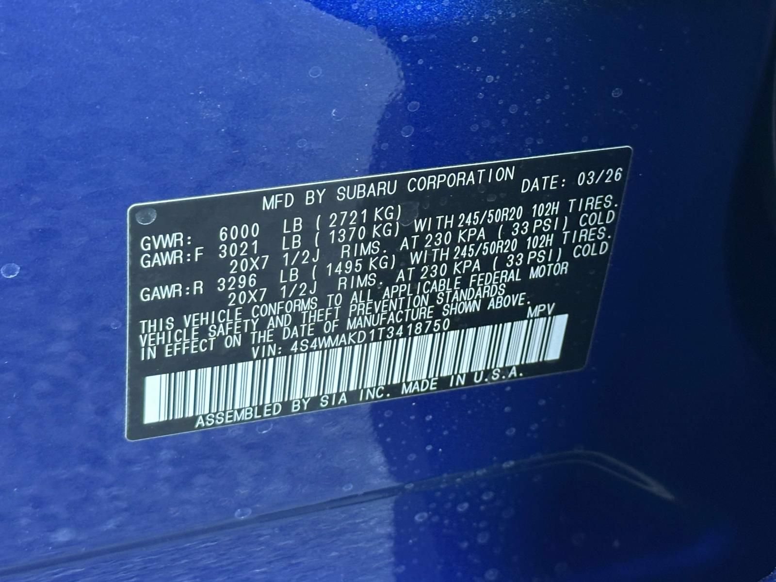 New 2026 Subaru Ascent Touring AWD/4WD image 15