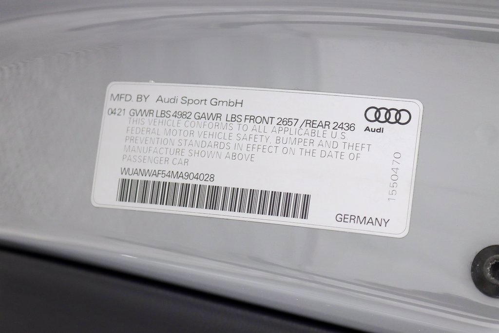 Used 2021 Audi RS 5 w/ Black Optic Carbon Package image 41
