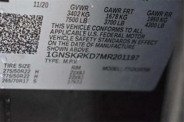 Used 2021 Chevrolet Tahoe RST w/ Luxury Package image 15