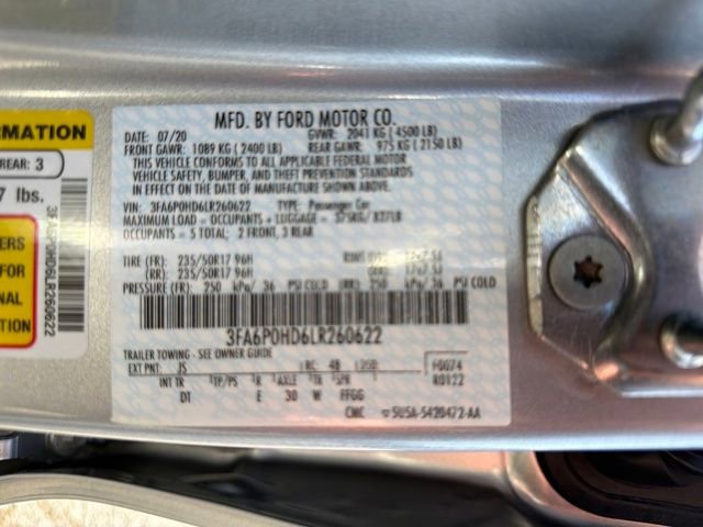 Used 2020 Ford Fusion SE image 33