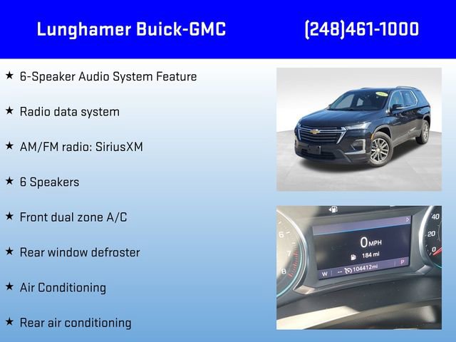 Used 2022 Chevrolet Traverse LT AWD/4WD image 12