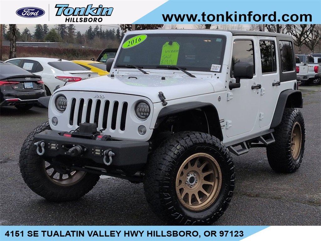 Used 2016 Jeep Wrangler Unlimited Sport w/ Quick Order Package 23S