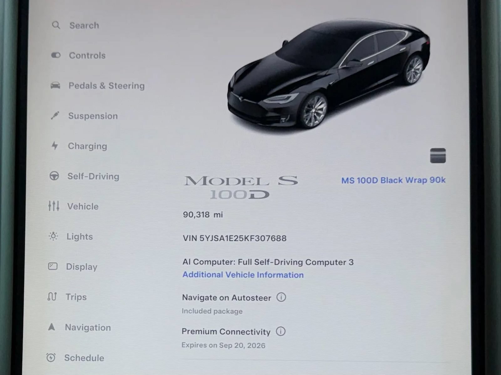 Used 2019 Tesla Model S 100D AWD/4WD image 16