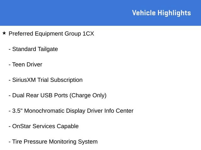 New 2025 Chevrolet Silverado 1500 Custom w/ LPO, Dark Essentials Package image 15