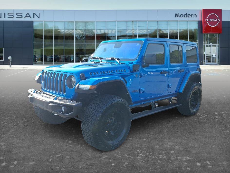 Used 2021 Jeep Wrangler Unlimited Rubicon 4xe w/ Steel Bumper Group AWD/4WD image 1