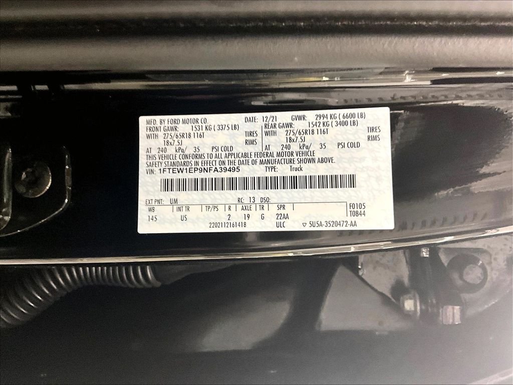 Used 2022 Ford F150 XLT w/ Equipment Group 301A Mid AWD/4WD image 35