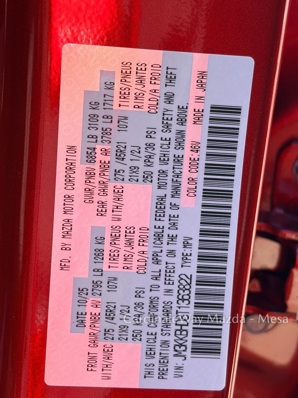 New 2026 MAZDA CX-90 3.3 Turbo w/ Preferred Package AWD/4WD image 21