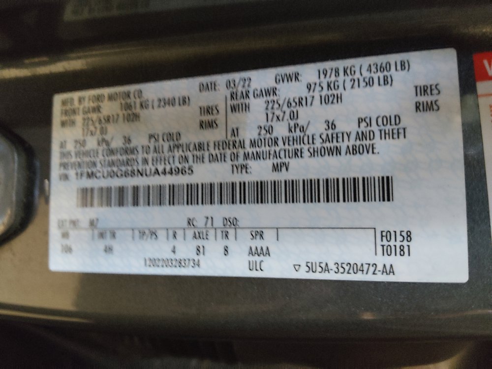 Used 2022 Ford Escape SE FWD image 33