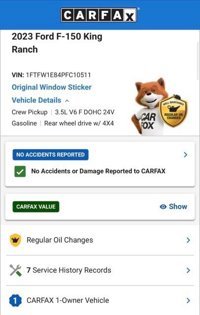 Used 2023 Ford F150 King Ranch w/ Equipment Group 601A High AWD/4WD image 4