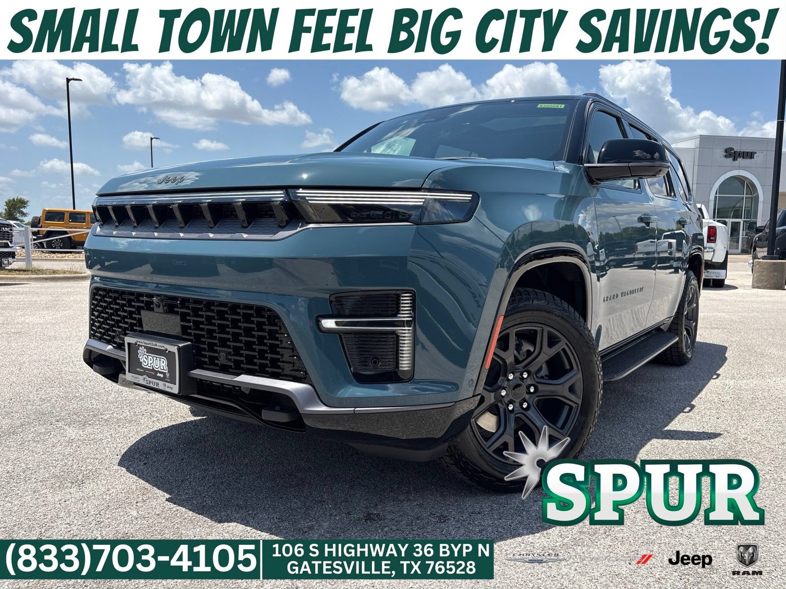 New 2026 Jeep Grand Wagoneer 4WD w/ Quick Order Packge 29V Upland