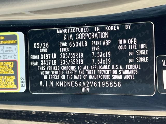 New 2027 Kia Carnival SX w/ Dark Edition Package FWD image 35