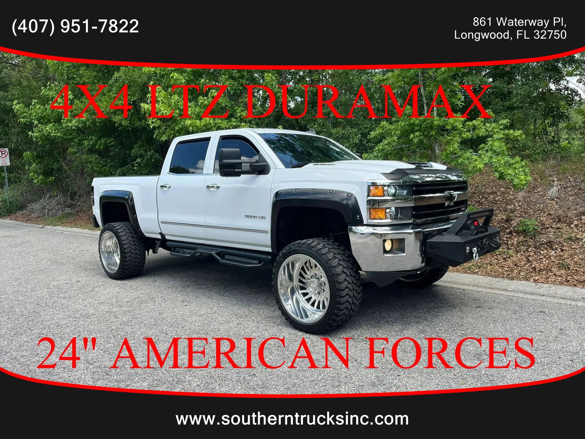 Used 2019 Chevrolet Silverado 2500 LTZ w/ Duramax Plus Package AWD/4WD image 1