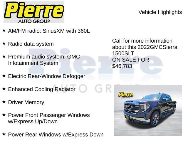 Used 2022 GMC Sierra 1500 SLT w/ SLT Premium Plus Package AWD/4WD image 15