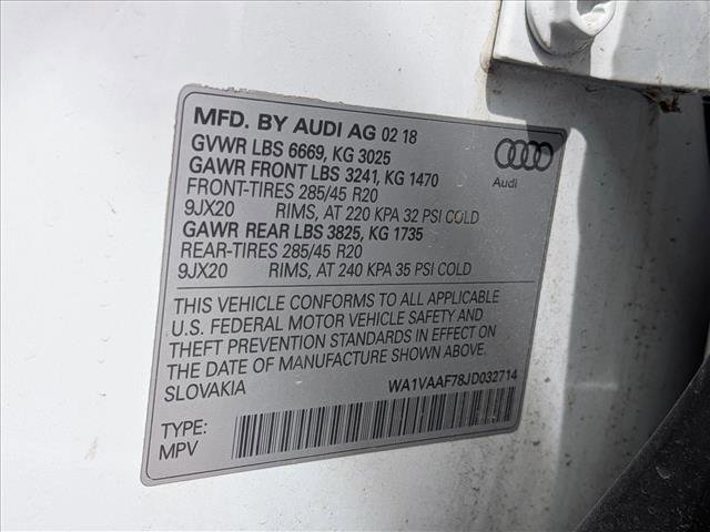 Used 2018 Audi Q7 3.0T Prestige w/ Prestige Package image 25