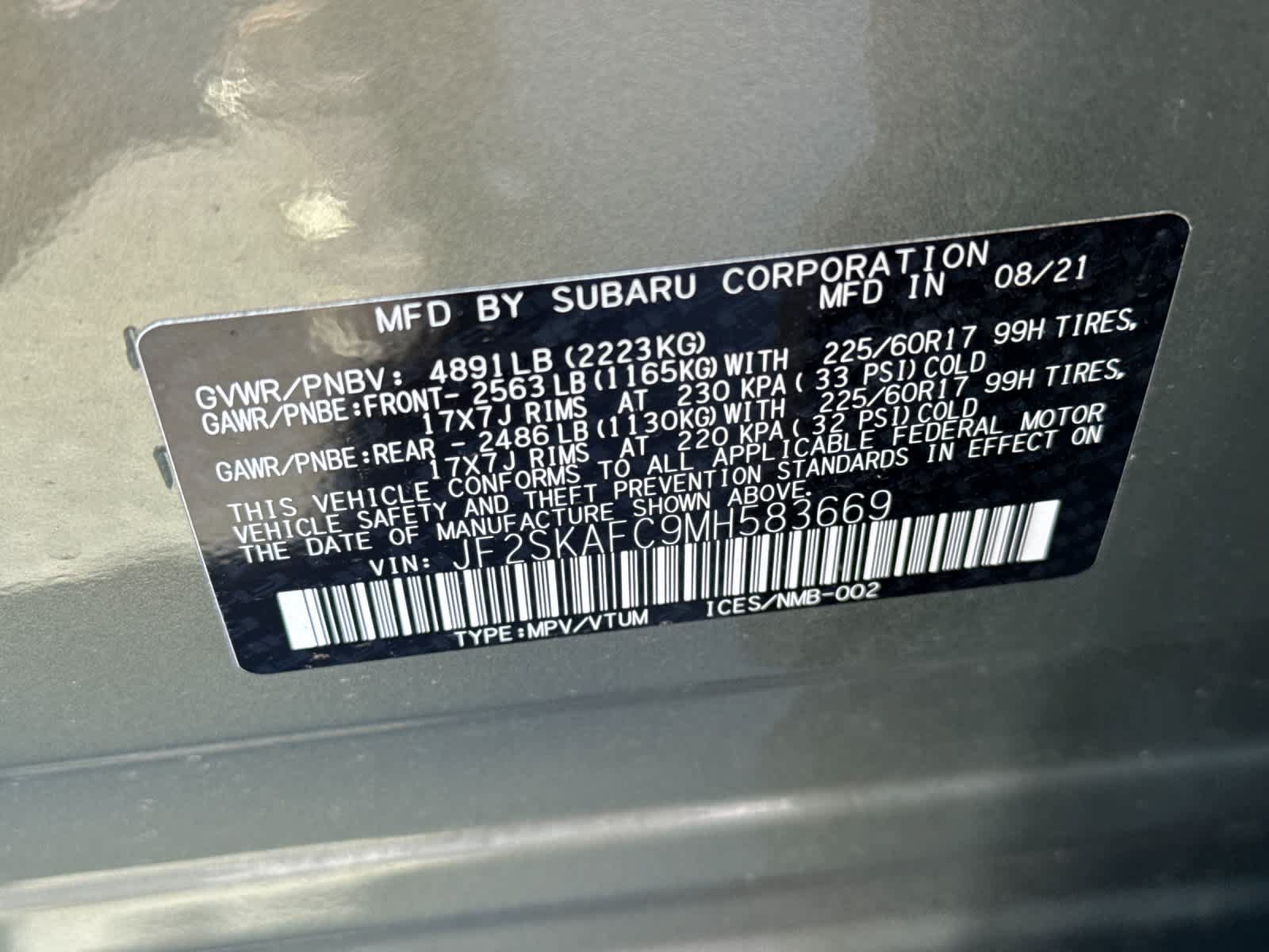 Used 2021 Subaru Forester Premium w/ Popular Package #1 AWD/4WD image 34