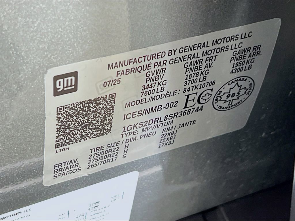 Certified 2025 GMC Yukon Denali w/ Sun & Power Step Package AWD/4WD image 29