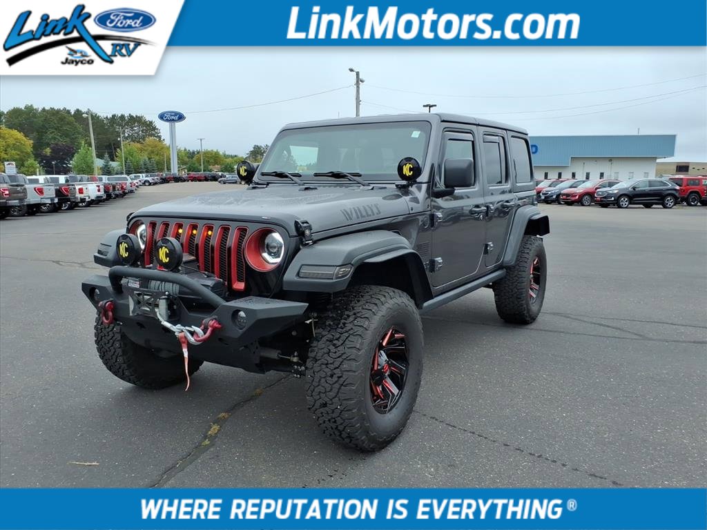 Used 2022 Jeep Wrangler Unlimited Willys image 1