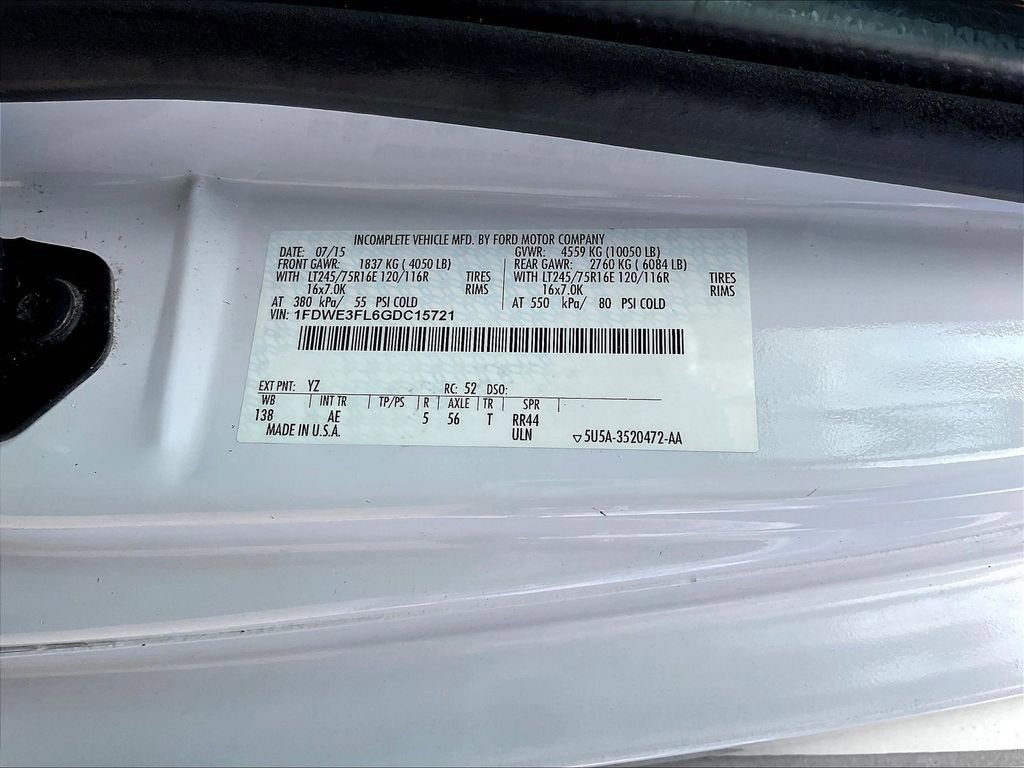 Used 2016 Ford E-350 and Econoline 350 Super Duty RWD image 18