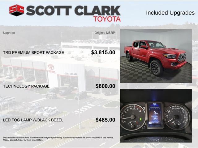 Used 2022 Toyota Tacoma TRD Sport w/ TRD Premium Sport Package AWD/4WD image 8
